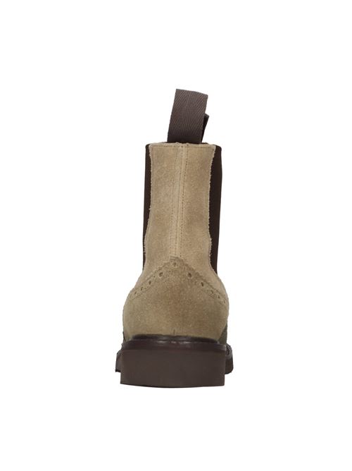 Stivaletti Beatles in camoscio e tessuto TRICKER'S | 2754 VBS SILVIA CAM.VERDE-BEIGE-CAMEL